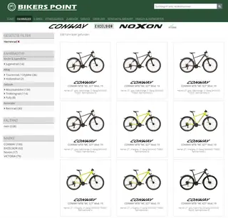 Bikers Point Artikelauswahl