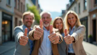 KI Bild Thumbs Up