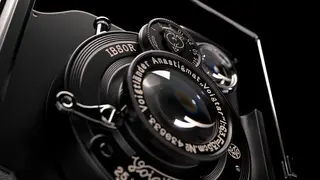 3D Visualisierung Voigtländer Plattenkamera